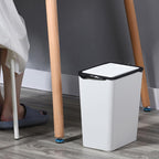 Slim Trash Bin with Lid – 13L Press Top Waste Bin for Kitchen, Bedroom & Home Use