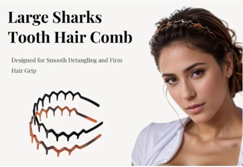 Zig Zag Shark Tooth Hairbands for Women