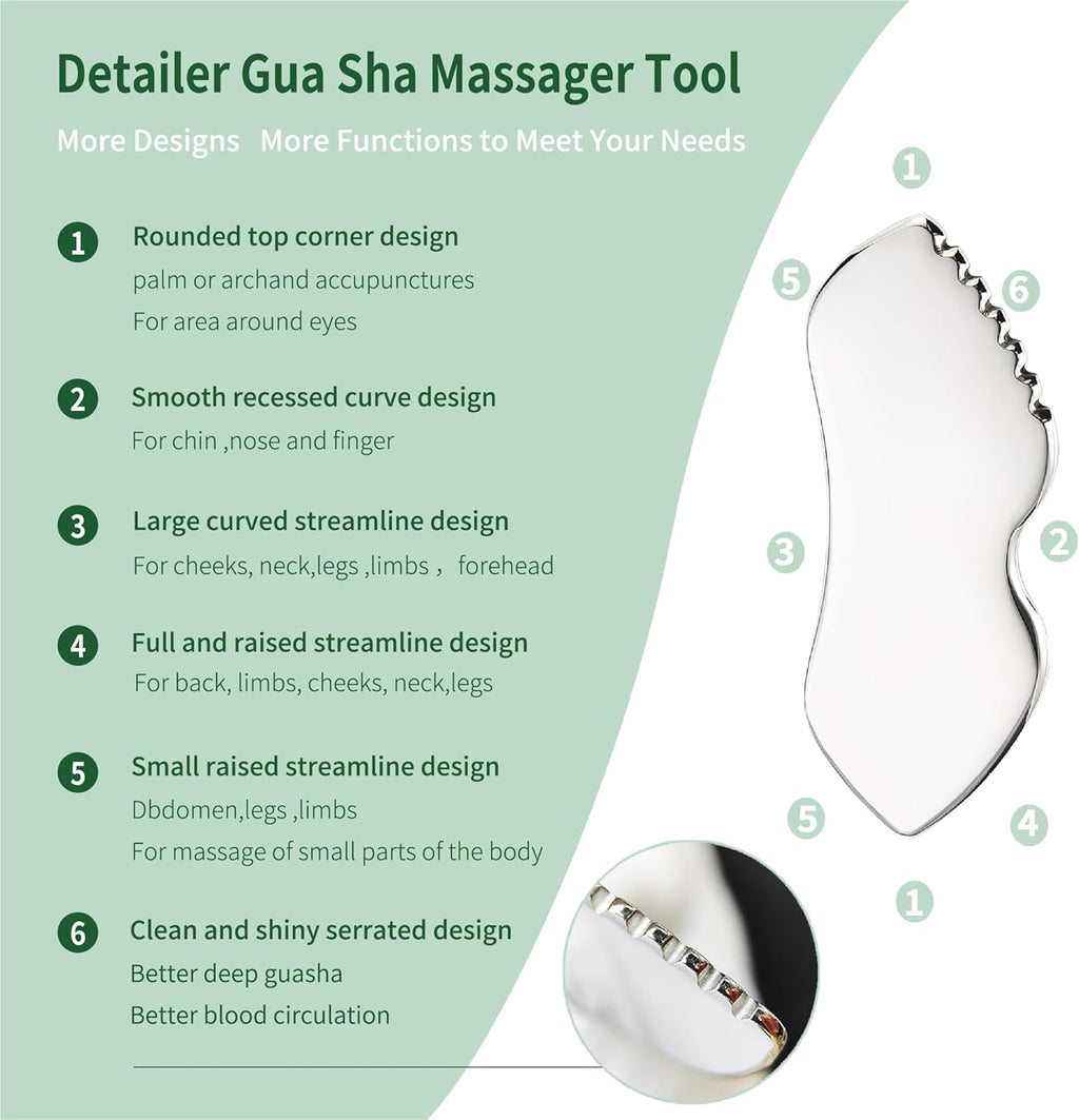 Metal Face Sculpting Massager for Skin Care