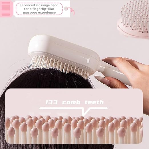 Retractable Cushion Massage Comb Brush