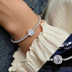 Luxury Moissanite Tennis Bracelet for Women