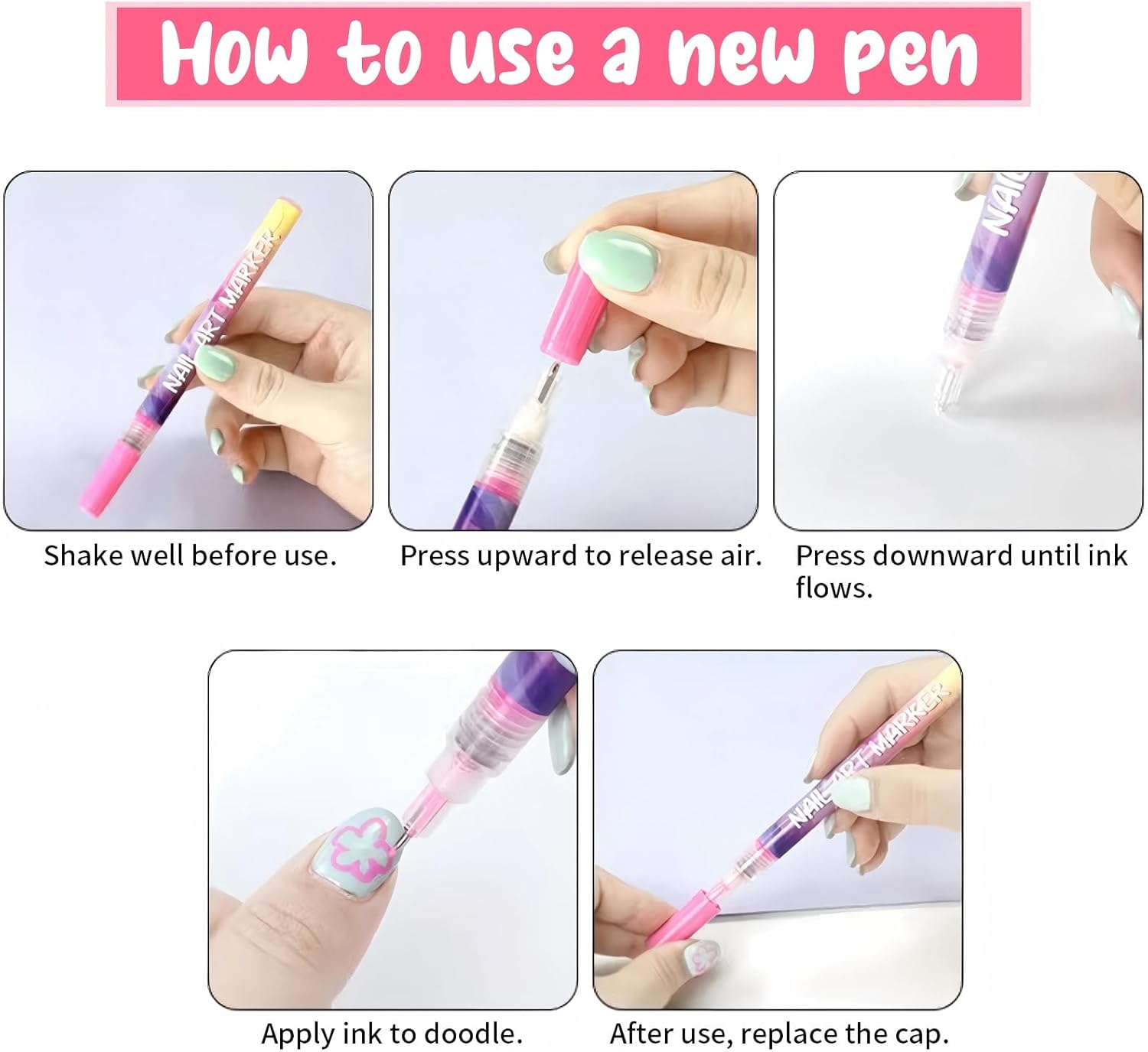 12 Colors Quickly Dry Nail Art Tools Set