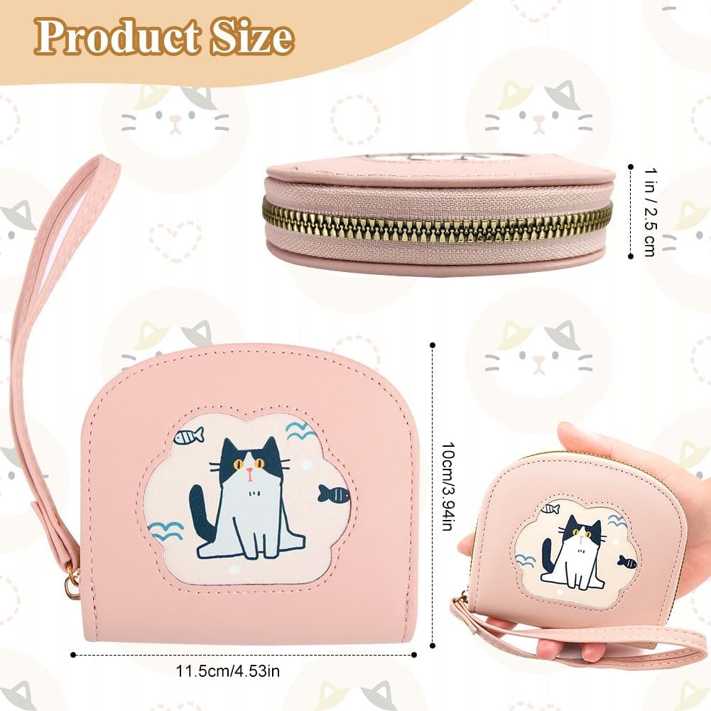 Cute Cat and Fish Small Purse