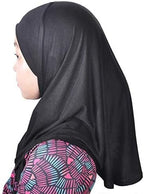 Cotton Jersey Instant Headscarf for Girls