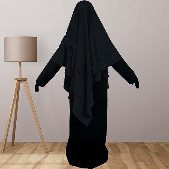 3-Layer Long Head Scarf for Prayer