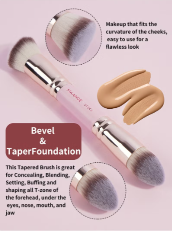 Foundation Makeup Brushes Set, 5 Pcs