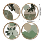 4 Pcs Bohemian Wall Art Decor Set