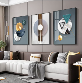 3 Piece Abstract Canvas Wall Art Set 