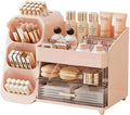 3 Tier Makeup Organizer with Brush Holder 