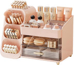 3 Tier Makeup Organizer with Brush Holder 