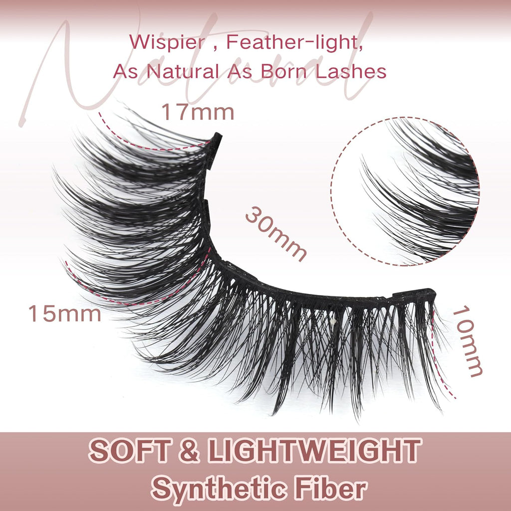 Magnetic Eyelashes with Eyeliner Kit