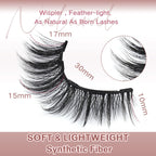 Magnetic Eyelashes with Eyeliner Kit