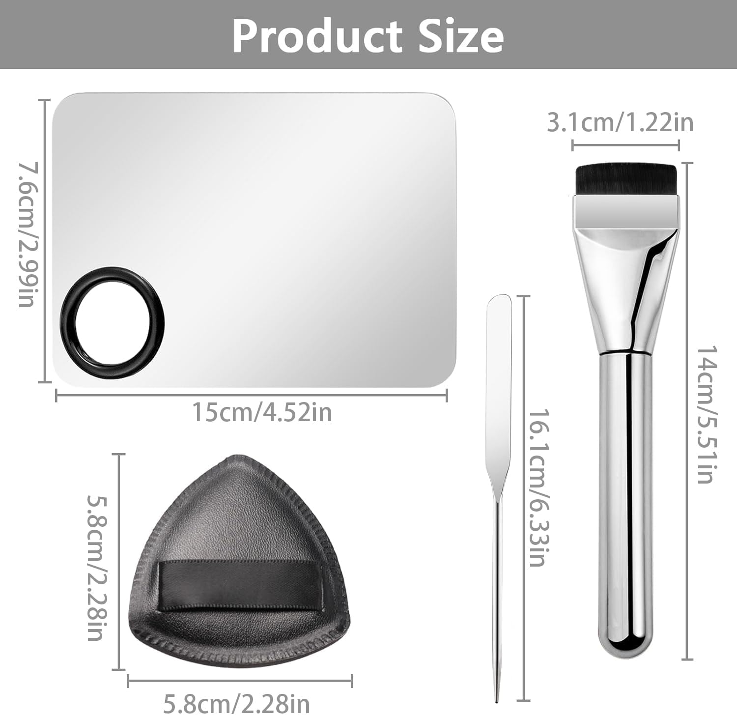 Makeup Brush Set 5-Piece