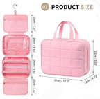 3-in-1 Travel Hanging Toiletry Bag for Women