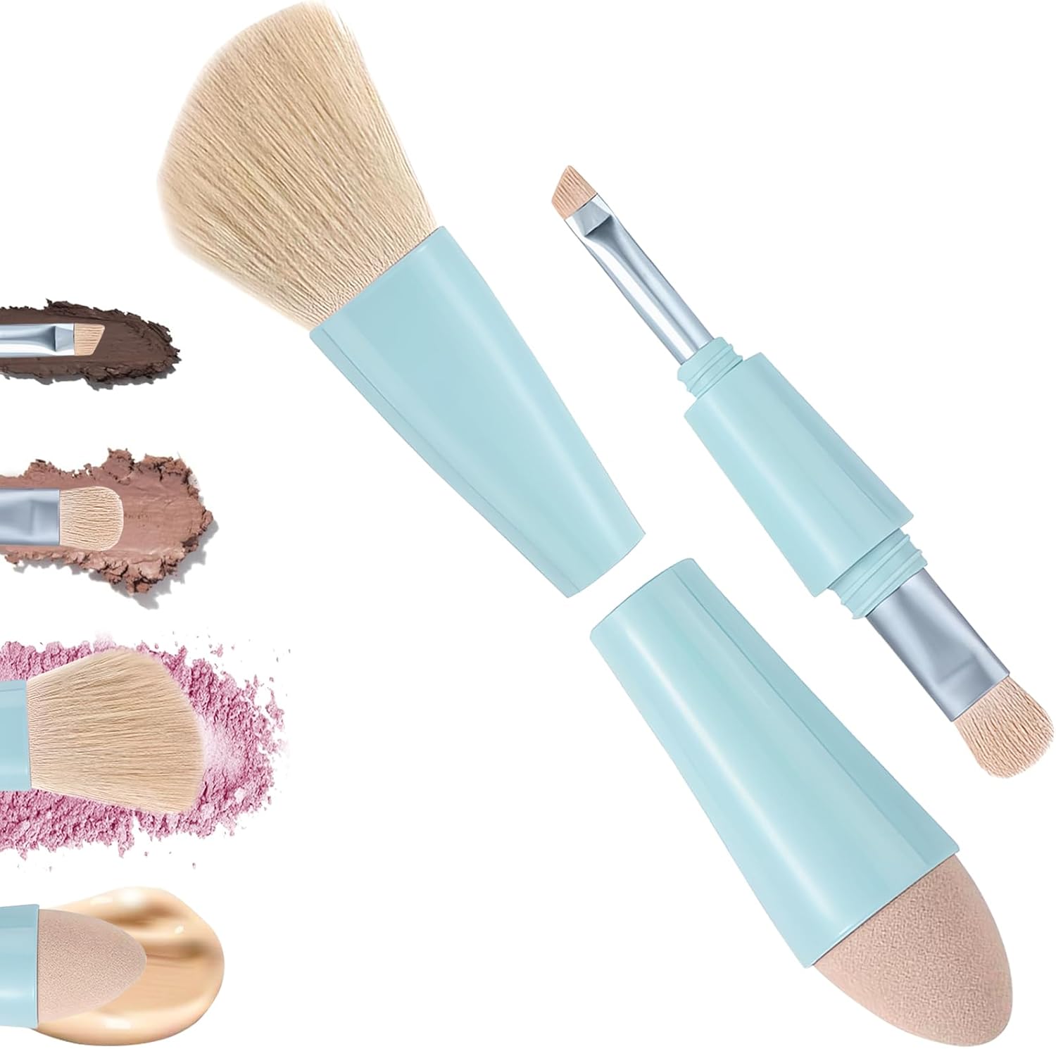  4-in-1 Travel Makeup Brush Set