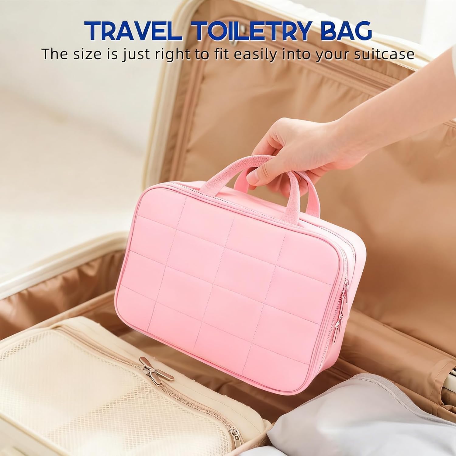 3-in-1 Travel Hanging Toiletry Bag for Women