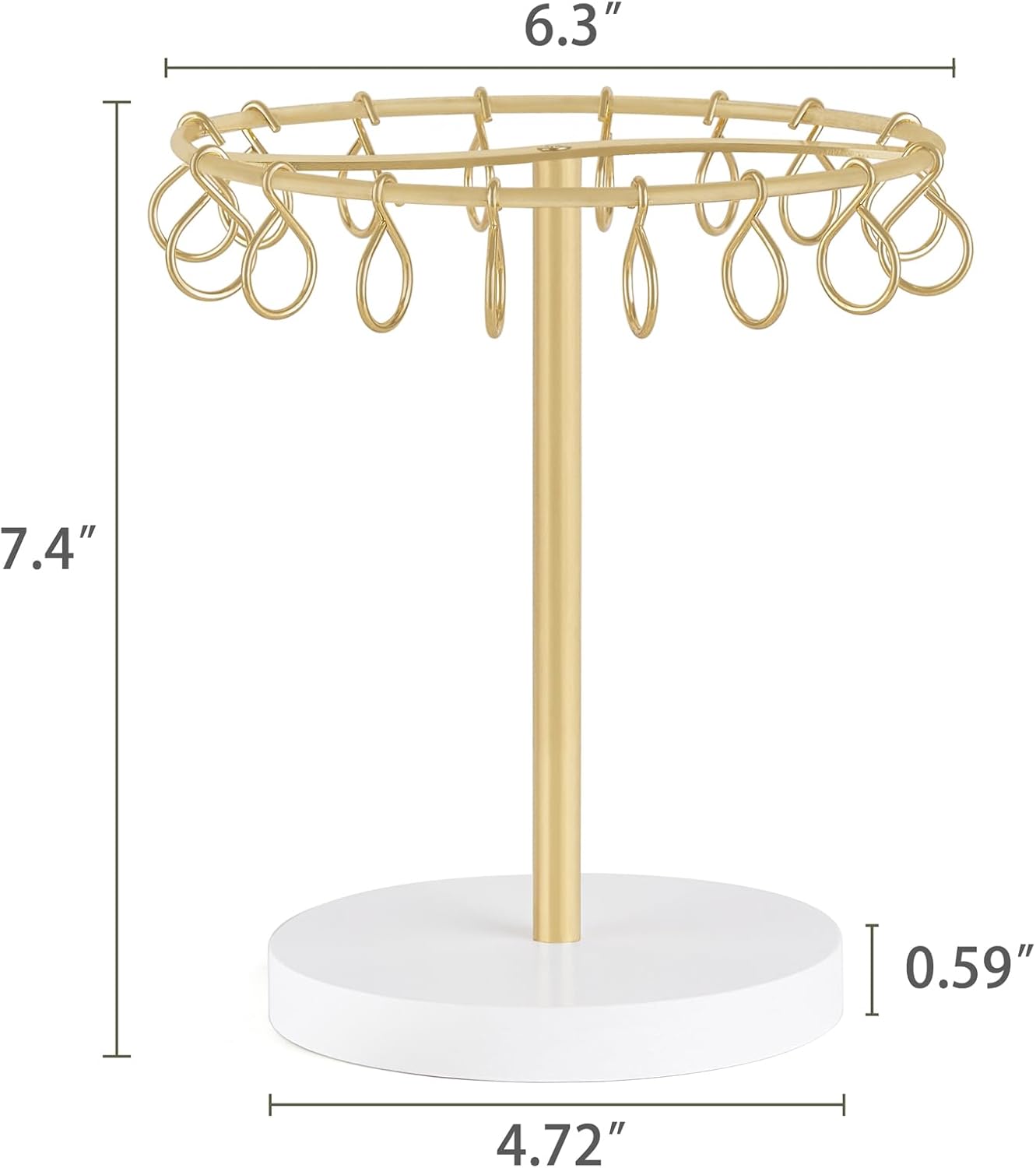 Claw Clip Organizer Holder Stand