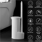 Toilet Bowl Cleaning Brush with 16 Refills