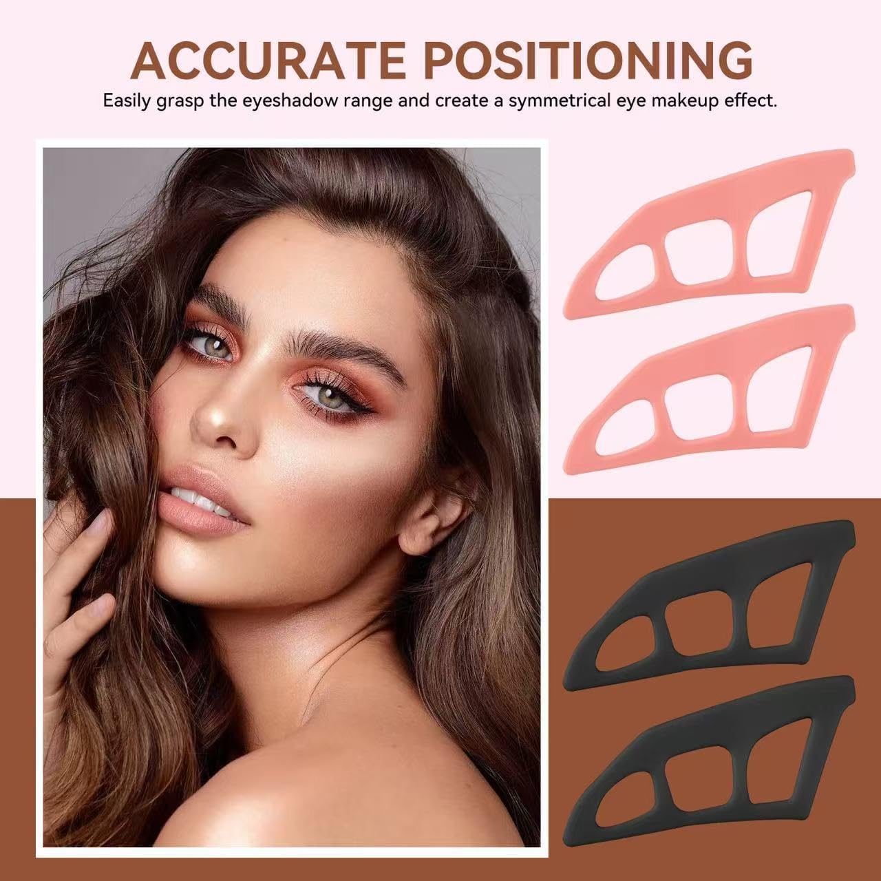 Reusable Eyeshadow Stencils Aid Tool