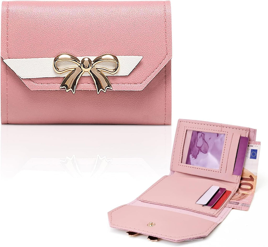 Elegant Pink Small Wallet for Women