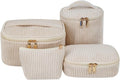 4 Pcs Corduroy Makeup Bag Set 