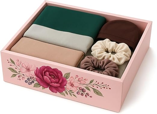 Elegant Modest Set – 3 Scarves & Inner Cap Kit
