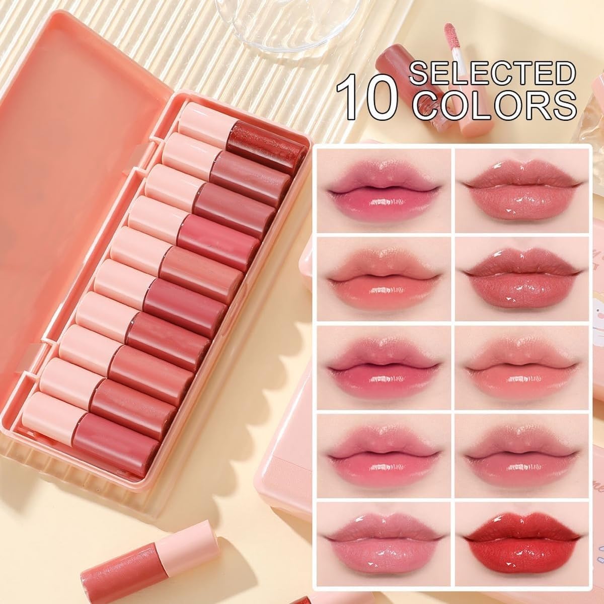 Korean Lip Tint Set 10 Shades