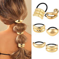 6 Pieces Metal Geometric Hair Bands for Women 