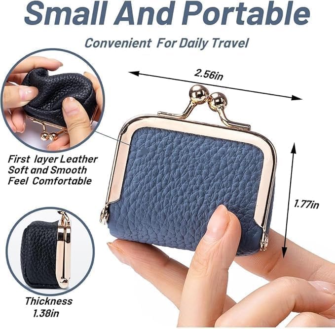 Genuine Leather Mini Travel Jewelry Box