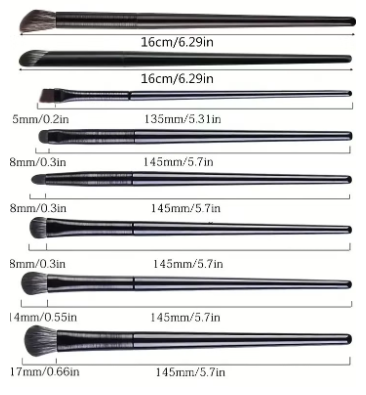 8 Pcs Eyeshadow Brush Set for Blending