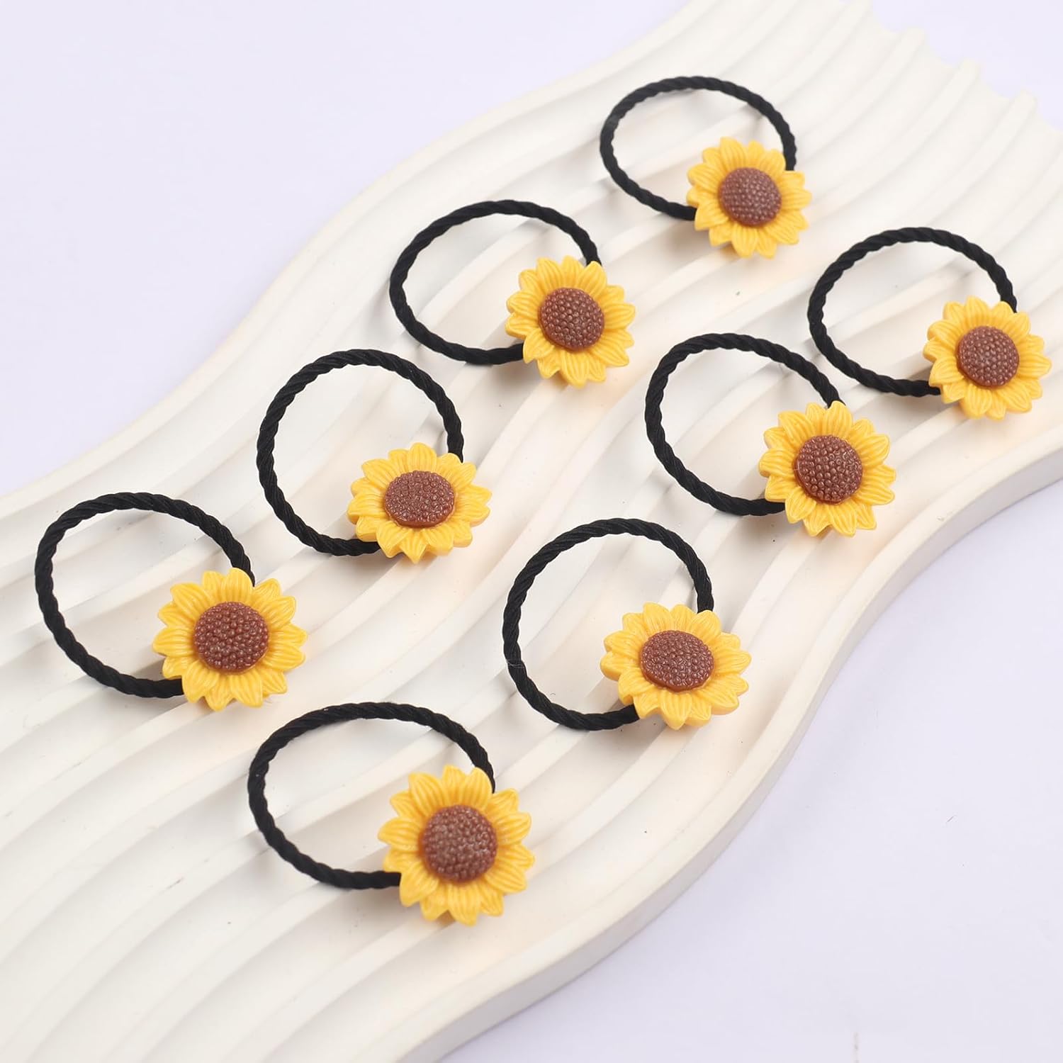 Cute 8 Pcs Sunflower Hair Bands for Women