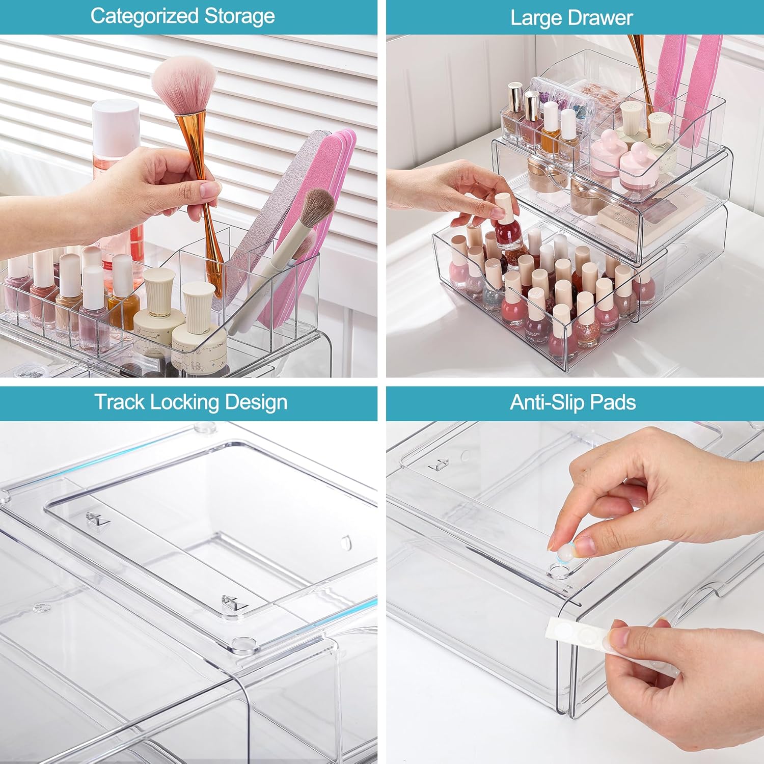 Makeup Organizer with Drawer