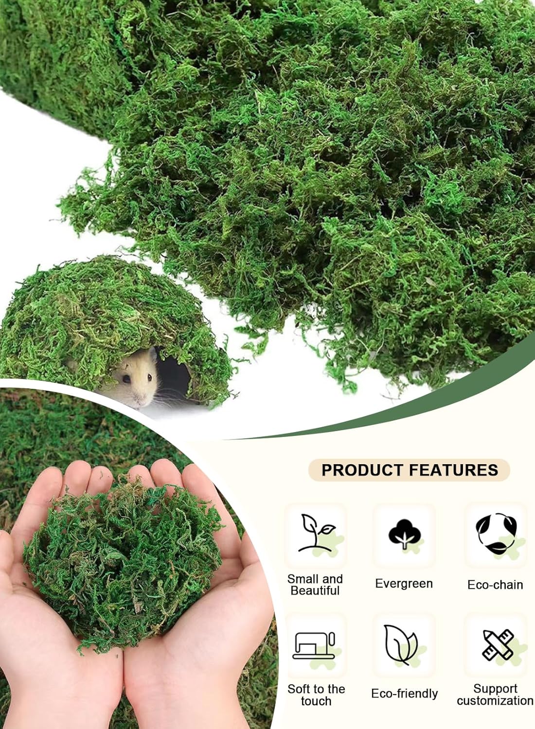 Artificial Moss Fake Green Grass