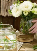 Modern Clear Glass Vase for Flowers