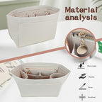 Large Tote Bag Organizer Insert