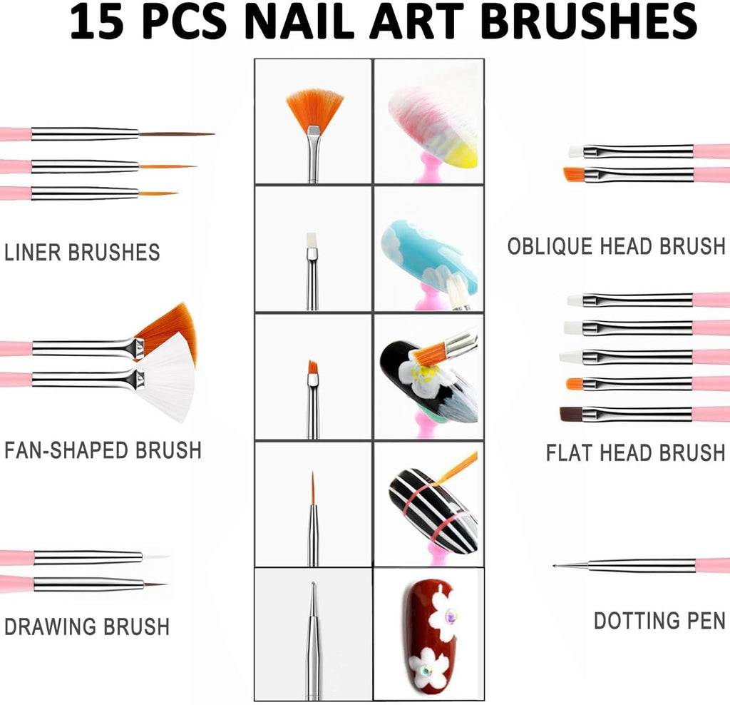 Nail Art Design Tools 23 Pcs Set