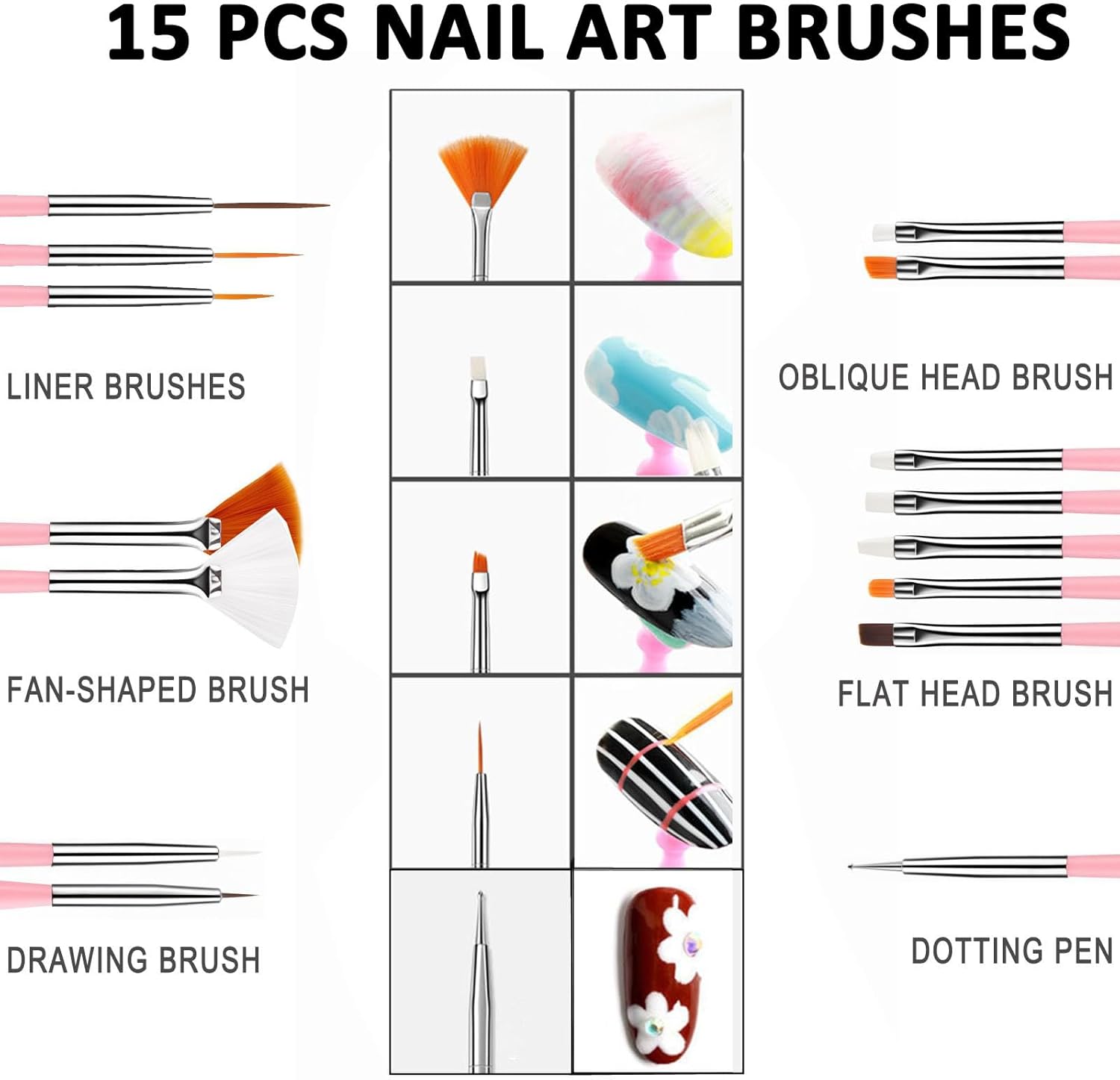 Nail Art Design Tools 23 Pcs Set