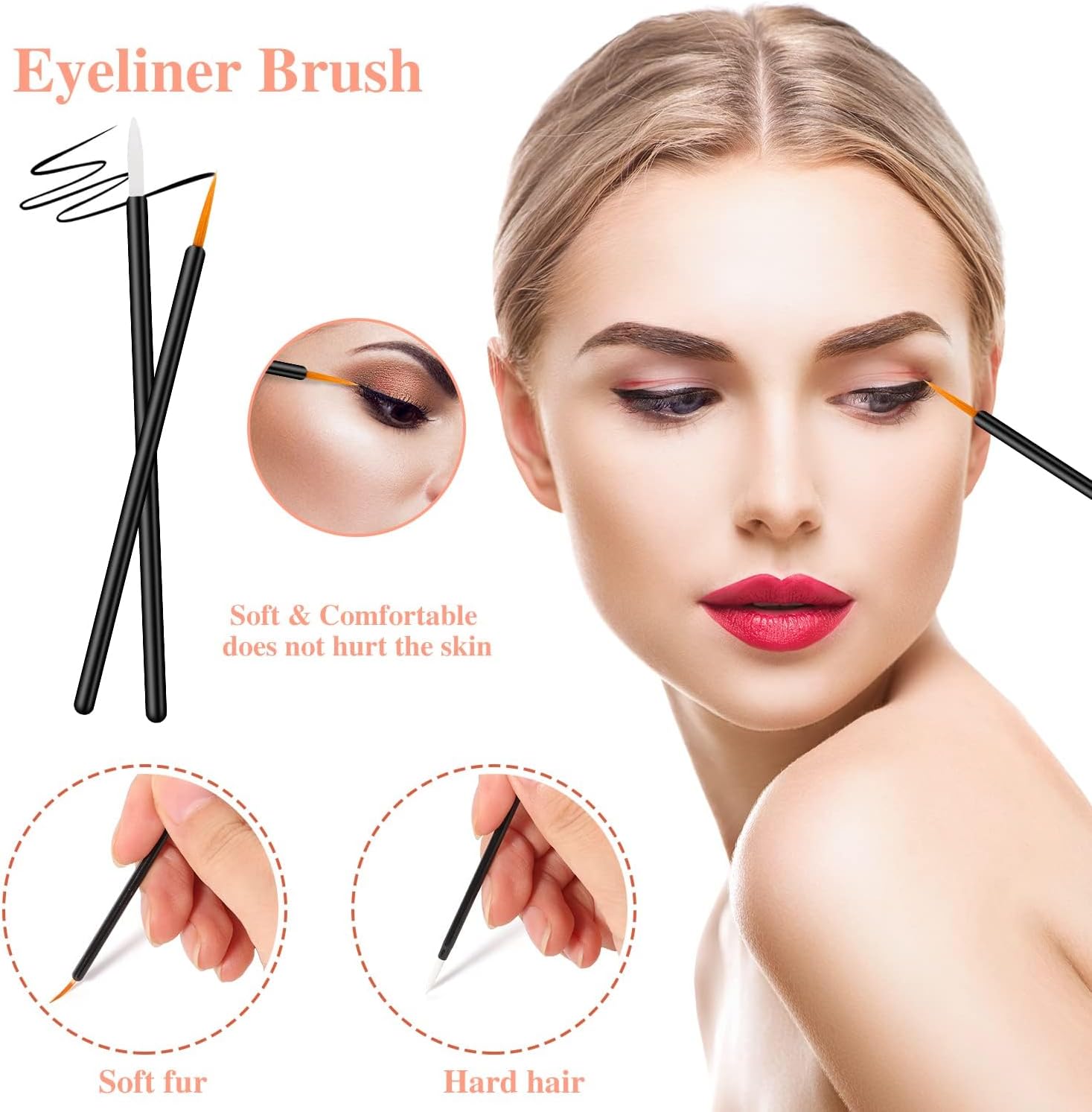 Professional 250 Pcs Disposable Makeup Tools Kit