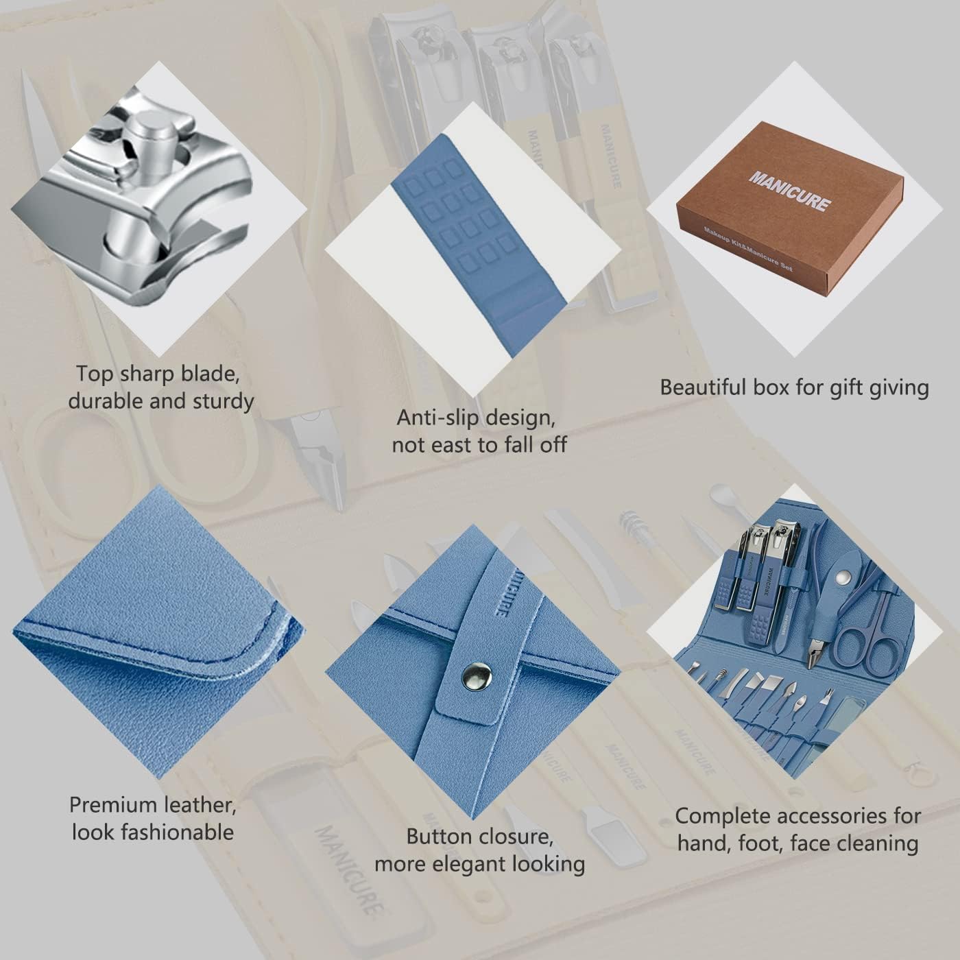 Manicure & Pedicure Professional kit 16 Pcs