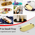 Gold Stainless Steel Decorative Trays