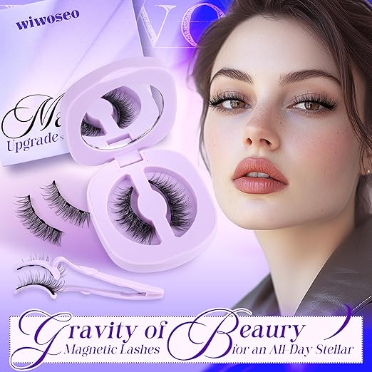 Magnetic Eyelashes with Applicator Tool