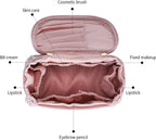 PU Makeup Organizer Bag with Handle Toiletry