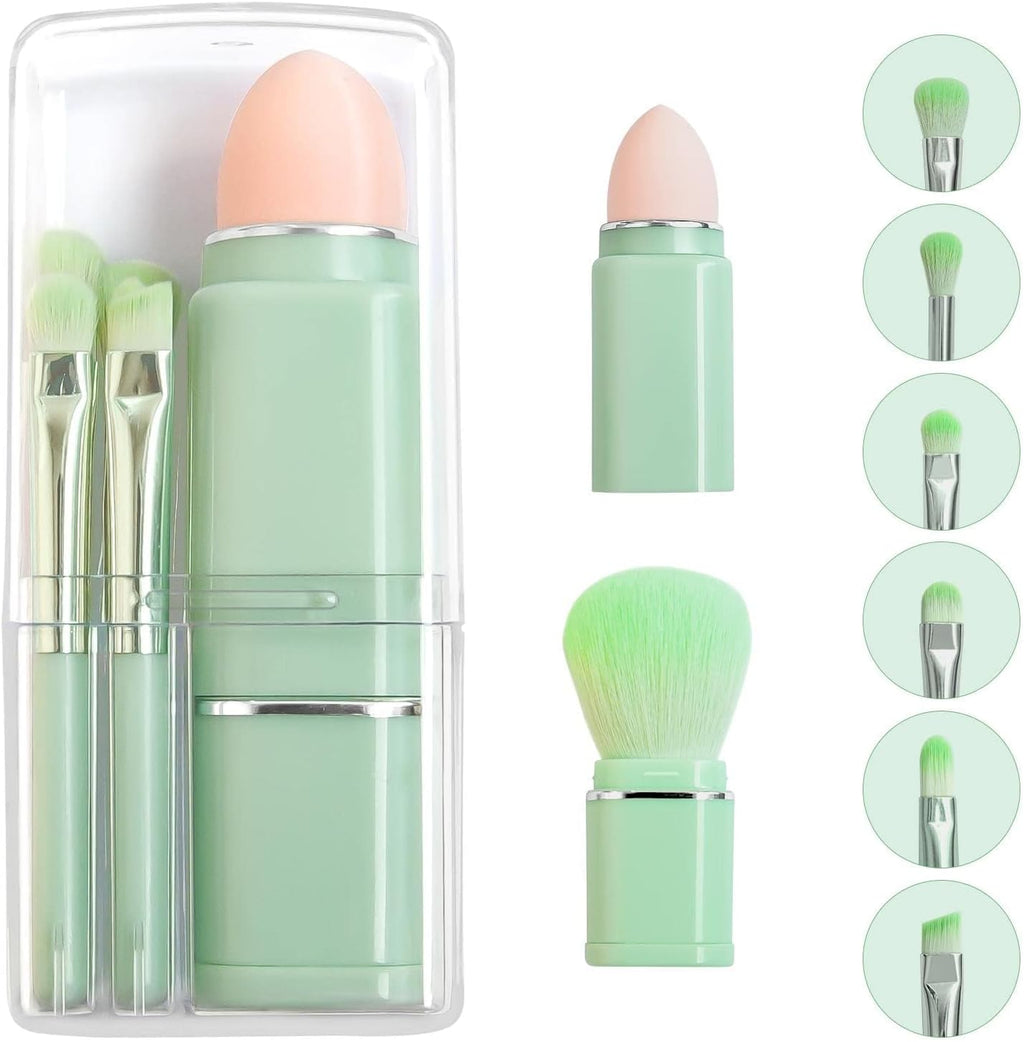 8 in 1 Retractable Makeup Brush Set 