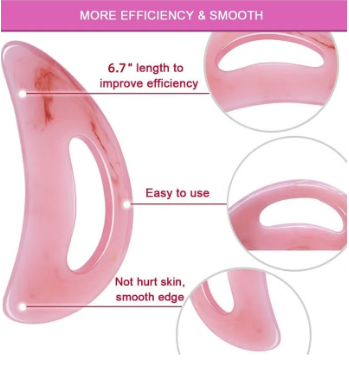 Large Resin Gua Sha Massage Tool with Handle