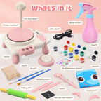 Pottery Wheel for Kids Beginners with Light