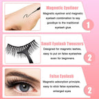 Magnetic False Eyelashes 3 Pairs