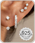 Earrings Set for Multiple Piercing Dainty 3 Pairs