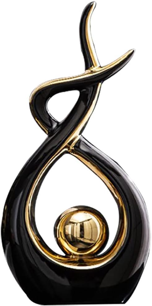Abstract Ceramic Table Decor Statue 