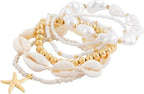 Boho Shell Beaded Bracelet for Women