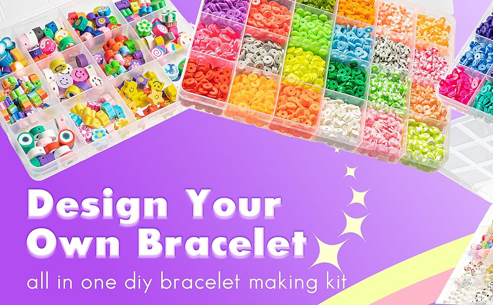 Bracelet Making Kit with 14,000 Pcs 